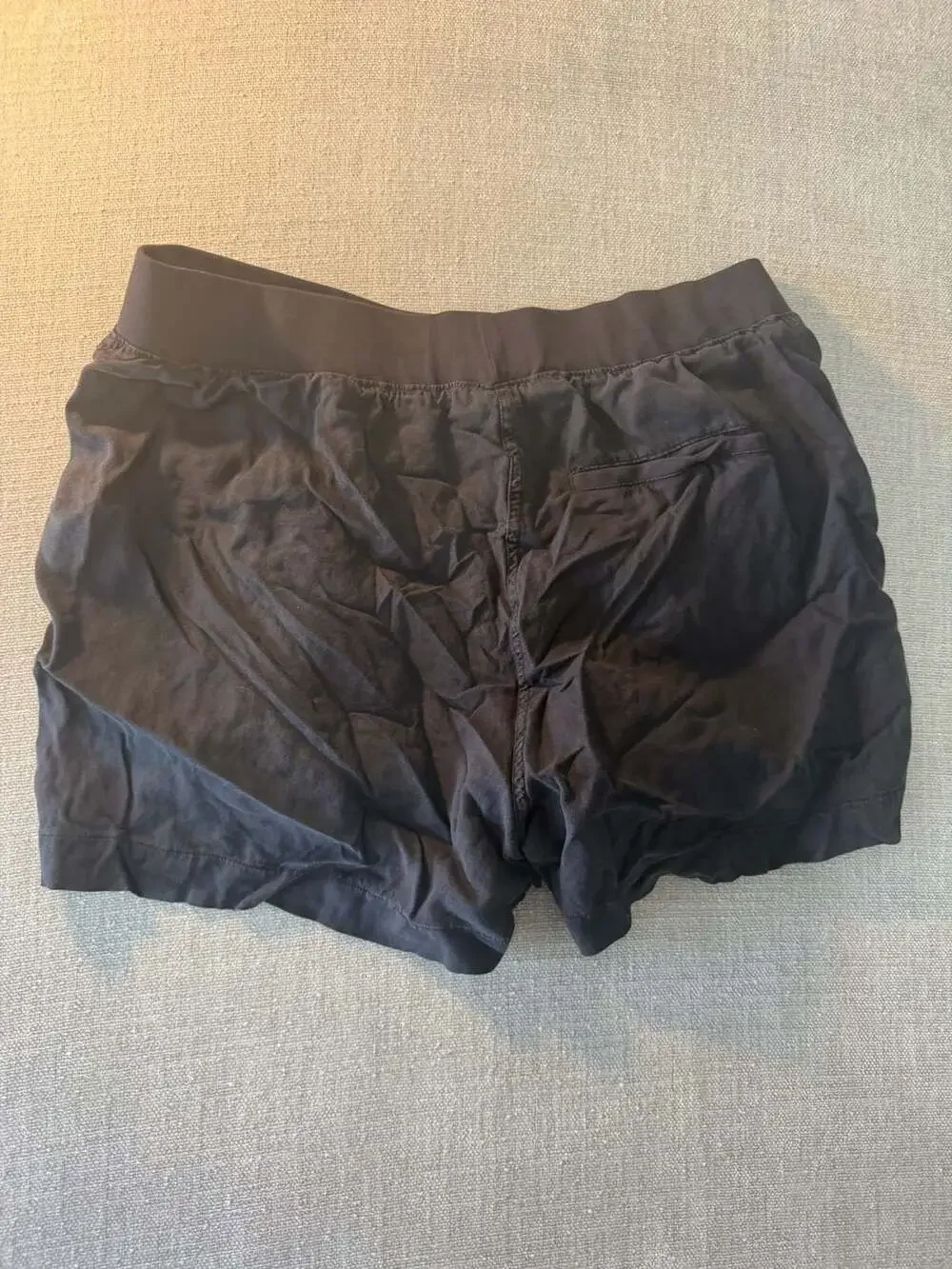 Faherty Brand Black Elastic Waist Lounge Shorts Size XL